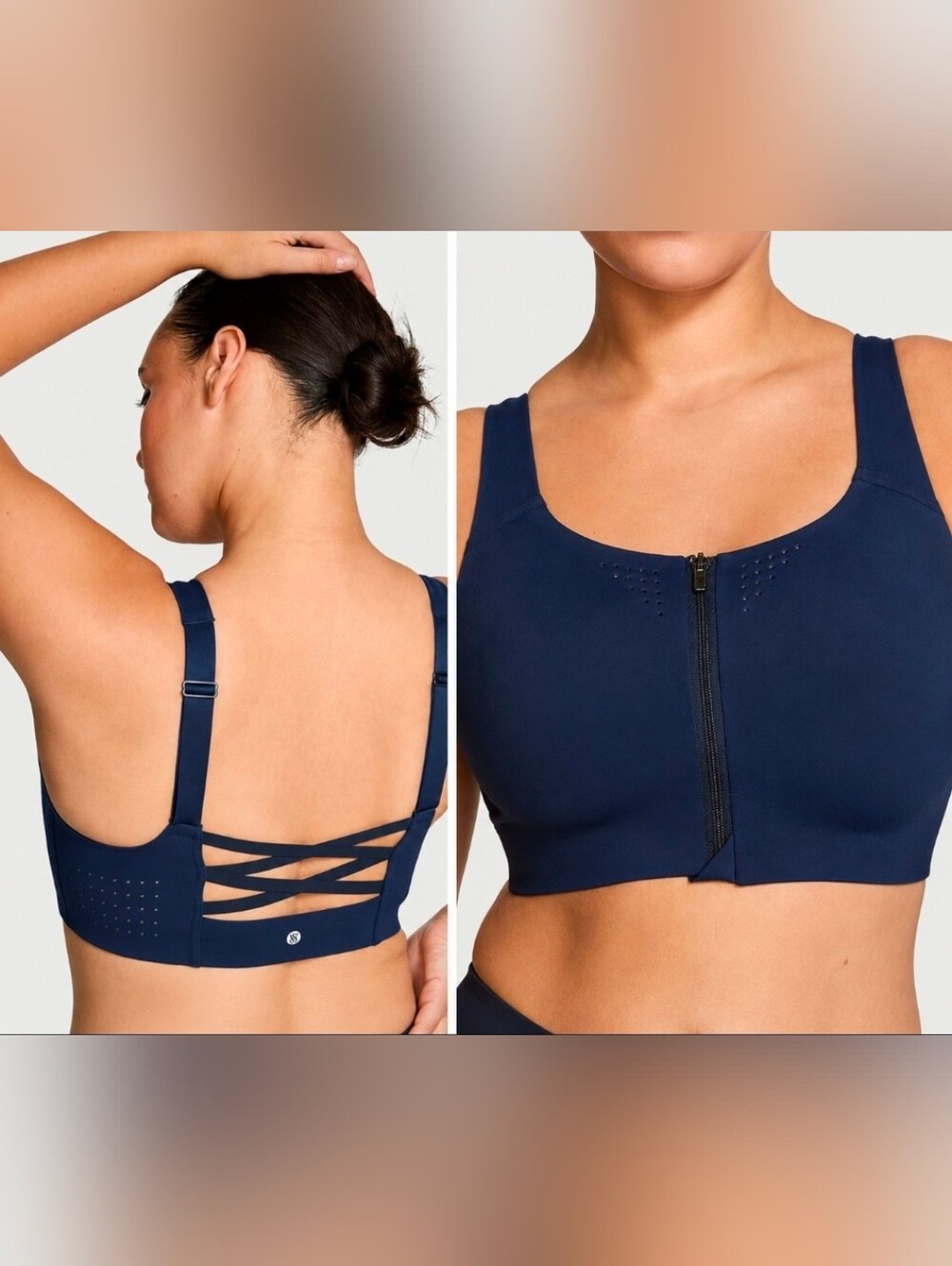 VSX Featherweight Max Front-Close Sports Bra Sz 34DDD NWT